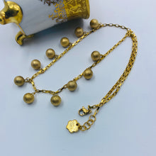 Load image into Gallery viewer, 18K Gold Plated, Golden Balls Necklace