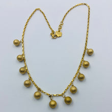 Load image into Gallery viewer, 18K Gold Plated, Golden Balls Necklace