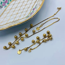Load image into Gallery viewer, 18K Gold Plated, Golden Balls Necklace