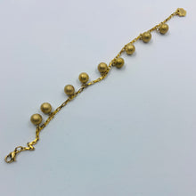 Görseli Galeri görüntüleyiciye yükleyin, 18K Gold Plated, Golden Balls Bracelet