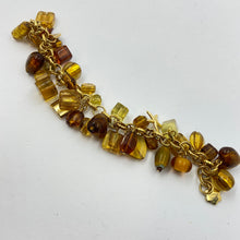 Load image into Gallery viewer, Amber Colour Murano Beads Rich Bracelet