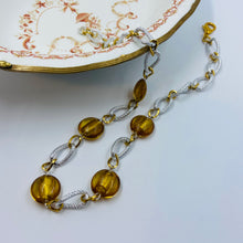 Load image into Gallery viewer, Golden Murano Silver Plated Necklace