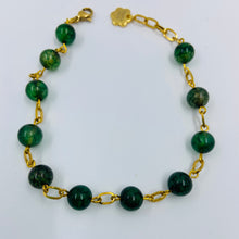 Load image into Gallery viewer, Green Agate stone bracelets
