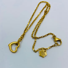 Load image into Gallery viewer, 18K Gold Plated Heart Shaped Necklace
