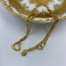 Load image into Gallery viewer, 18K Gold Plated Heart Shaped Necklace
