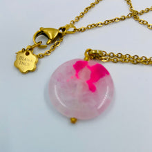 Load image into Gallery viewer, Pinkish Agate Pendant Necklace
