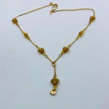 Load image into Gallery viewer, 18K Gold Plated, Golden Murano Bead Necklace
