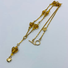 Load image into Gallery viewer, 18K Gold Plated, Golden Murano Bead Necklace
