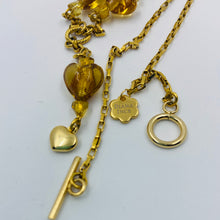 Load image into Gallery viewer, 18K Gold Plated, Golden Murano Bead Necklace
