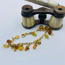 Load image into Gallery viewer, Amber- Agate Bead Bracelet
