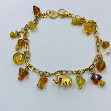 Load image into Gallery viewer, Amber- Agate Bead Bracelet
