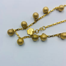 Load image into Gallery viewer, 18K Gold Plated, Golden Balls Necklace
