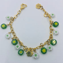 Load image into Gallery viewer, Millefiori Camomile Colours Beads Bracelet
