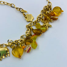 Load image into Gallery viewer, Czech Glass Elephant Charm Necklace
