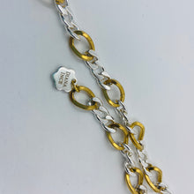 Load image into Gallery viewer, Silver and Gold Plated Rings Bracelet
