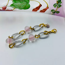 Load image into Gallery viewer, Candy Pink Lampwork Bead Silver Plated Bracelet
