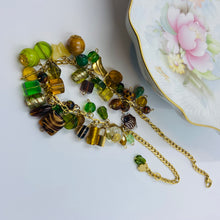 Load image into Gallery viewer, Amberish Mixed Murano and Glass Beads Rich Necklace
