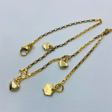 Load image into Gallery viewer, Three-Hearth 18K Gold Plated Necklace
