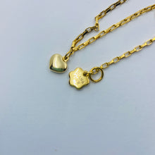 Load image into Gallery viewer, Three-Hearth 18K Gold Plated Necklace
