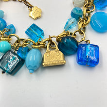 Load image into Gallery viewer, Sky Blue Murano Beads Rich Bracelet
