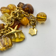 Load image into Gallery viewer, Amber Colour Murano Beads Rich Bracelet
