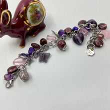 Load image into Gallery viewer, Pink - Violet Variety Colour Murano Beads Rich Bracelet
