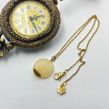 Load image into Gallery viewer, Yellowish Brown Color Agate Pendant Necklace
