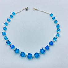 Load image into Gallery viewer, Deep Blue Colour Czech Beads Necklace
