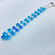 Load image into Gallery viewer, Deep Blue Colour Czech Beads Necklace
