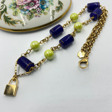 Load image into Gallery viewer, Cobalt Stone Porcelain  Necklace
