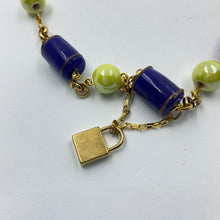 Load image into Gallery viewer, Cobalt Stone Porcelain  Necklace
