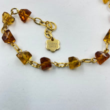 Load image into Gallery viewer, Nugget Amber Czech Glass Bead Bracelet
