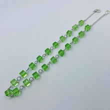 Load image into Gallery viewer, Light Green Colour Czech Beads Necklace
