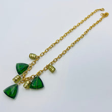 Load image into Gallery viewer, Emerald- Cream Green Czech Glass Necklace
