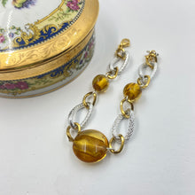 Load image into Gallery viewer, Golden Murano Silver Plated Bracelet
