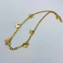 Load image into Gallery viewer, Thin Butterflies 18K Gold Plated Necklace
