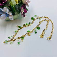 Load image into Gallery viewer, Green Millefiori - Czech Glass Necklace
