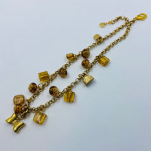 Load image into Gallery viewer, Amber Murano and Leopard Glass Beads Rich Necklace
