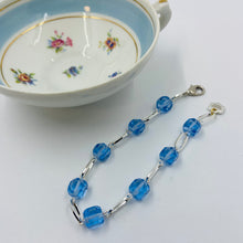 Load image into Gallery viewer, Dream Blue Czech Glass Bead Bracelet
