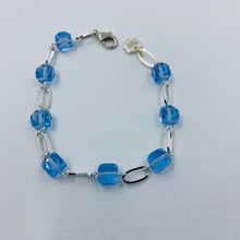 Load image into Gallery viewer, Dream Blue Czech Glass Bead Bracelet
