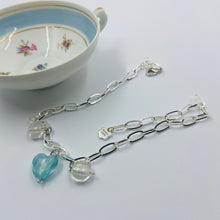 Load image into Gallery viewer, Sky Blue- White Colour Murano Beads Necklace
