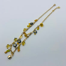 Load image into Gallery viewer, Amber Millefiori - Czech Glass Necklace
