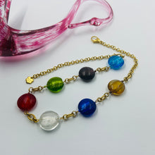 Load image into Gallery viewer, Multi Color Large Round Murano Beads Necklace
