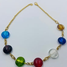 Load image into Gallery viewer, Multi Color Large Round Murano Beads Necklace
