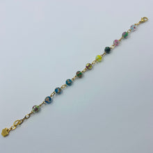 Load image into Gallery viewer, Flower Lampwork Bead Bracelet -2
