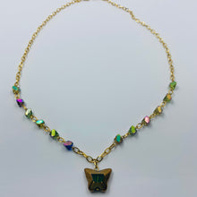 Load image into Gallery viewer, Rainbow Nugget Czech Beads Necklace
