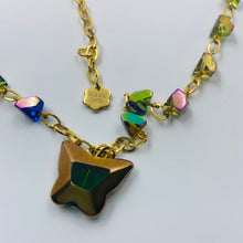 Load image into Gallery viewer, Rainbow Nugget Czech Beads Necklace
