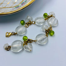 Load image into Gallery viewer, White-Green Murano Beads Rich Bracelets
