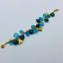 Load image into Gallery viewer, Deep Marine Blue Murano Beads Rich Bracelet
