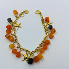 Load image into Gallery viewer, Orange Coloured Agate Stone Bracelet
